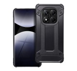 Gigapack Defender szilikon telefonvédő (ütésállóság, légpárnás sarok, fémhatás) FEKETE Xiaomi Redmi Note 14 Pro 5G