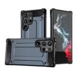 Gigapack Defender szilikon telefonvédő (ütésállóság, légpárnás sarok, fémhatás) SÖTÉTKÉK Samsung Galaxy S25 Ultra (SM-S938)