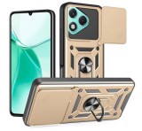 Gigapack Defender szilikon telefonvédő (ütésállóság, tartógyűrű, kameravédő) ARANY Honor 400 Lite