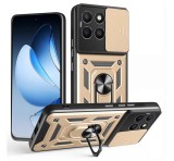 Gigapack Defender szilikon telefonvédő (ütésállóság, tartógyűrű, kameravédő) ARANY Honor X8c