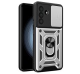 Gigapack Defender szilikon telefonvédő (ütésállóság, tartógyűrű, kameravédő) EZÜST Samsung Galaxy A56 5G (SM-A566)