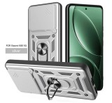 Gigapack Defender szilikon telefonvédő (ütésállóság, tartógyűrű, kameravédő) EZÜST Xiaomi Poco F7 Pro