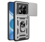 Gigapack Defender szilikon telefonvédő (ütésállóság, tartógyűrű, kameravédő) EZÜST Xiaomi Redmi Note 15 Pro 5G