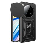 Gigapack Defender szilikon telefonvédő (ütésállóság, tartógyűrű, kameravédő) FEKETE Infinix Zero 40 5G (X6861)