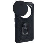 Gigapack Defender szilikon telefonvédő (ütésállóság, tartógyűrű, kameravédő) FEKETE Nothing Phone (3a) Pro