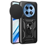 Gigapack Defender szilikon telefonvédő (ütésállóság, tartógyűrű, kameravédő) FEKETE OnePlus 12R 5g