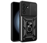 Gigapack Defender szilikon telefonvédő (ütésállóság, tartógyűrű, kameravédő) FEKETE Samsung Galaxy A36 5G (SM-A366)