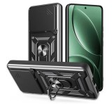 Gigapack Defender szilikon telefonvédő (ütésállóság, tartógyűrű, kameravédő) FEKETE Xiaomi Poco F7 Pro