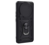 Gigapack Defender szilikon telefonvédő (ütésállóság, tartógyűrű, kameravédő) FEKETE Xiaomi Redmi Note 14 Pro Plus 5G