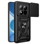 Gigapack Defender szilikon telefonvédő (ütésállóság, tartógyűrű, kameravédő) FEKETE Xiaomi Redmi Note 15 Pro 5G