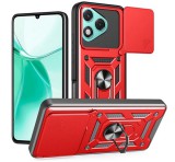 Gigapack Defender szilikon telefonvédő (ütésállóság, tartógyűrű, kameravédő) PIROS Honor 400 Lite