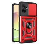 Gigapack Defender szilikon telefonvédő (ütésállóság, tartógyűrű, kameravédő) PIROS Motorola Moto G55 5G (XT2435)