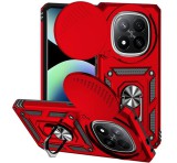 Gigapack Defender szilikon telefonvédő (ütésállóság, tartógyűrű, kameravédő) PIROS Xiaomi Redmi Note 14 Pro Plus 5G