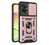 Gigapack Defender szilikon telefonvédő (ütésállóság, tartógyűrű, kameravédő) ROZÉARANY Motorola Moto G55 5G (XT2435)