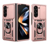 Gigapack Defender szilikon telefonvédő (ütésállóság, tartógyűrű, kameravédő) ROZÉARANY Samsung Galaxy Z Fold7 (SM-F966)