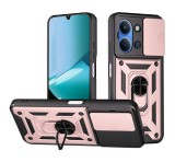 Gigapack Defender szilikon telefonvédő (ütésállóság, tartógyűrű, kameravédő) ROZÉARANY Xiaomi Redmi 15C 4G