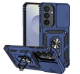 Gigapack Defender szilikon telefonvédő (ütésállóság, tartógyűrű, kameravédő) SÖTÉTKÉK Samsung Galaxy S26 Plus (SM-S947)