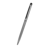 Gigapack érintőképernyő ceruza 2in1 (univerzális, toll, kapacitív érintőceruza, 13cm) ezüst