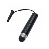 Gigapack érintőképernyő ceruza (univerzális, mini, 3.5 jack csatlakozóba illeszthető, kapacitív) fekete