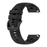 Gigapack Garmin Approach S70 (42mm) pótszíj (egyedi méret, szilikon, dupla bújtató) fekete