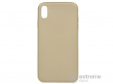 Gigapack gumi/szilikon tok Apple iPhone XS Max (6,5") készülékhez, arany
