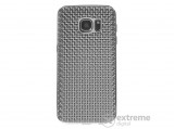 Gigapack gumi/szilikon tok (fonott minta) Samsung Galaxy S7 (SM-G930) készülékhez, ezüst