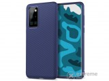 Gigapack gumi/szilikon tok Huawei P40 Pro készülékhez, kék, csíkos mintás