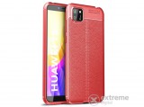 Gigapack gumi/szilikon tok Huawei Y5p készülékhez, piros, varrás mintás