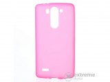 Gigapack gumi/szilikon tok LG G3 S (D722) készülékhez, rózsaszín