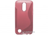 Gigapack gumi/szilikon tok LG K10 2017 (M250N) készülékhez, rózsaszín