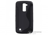 Gigapack gumi/szilikon tok LG K10 (K420n) készülékhez, fekete