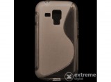 Gigapack gumi/szilikon tok Samsung Galaxy S Duos készülékhez, füstszínű