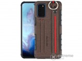 Gigapack gumi/szilikon tok Samsung Galaxy S20 (SM-G980F) készülékhez, sötétbarna