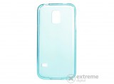 Gigapack gumi/szilikon tok Samsung Galaxy S5 mini (SM-G800) készülékhez, átlátszó-kék