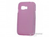 Gigapack gumi/szilikon tok Samsung Galaxy Young 2 (SM-G130) készülékhez, átlátszó-rózsaszín
