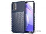 Gigapack gumi/szilikon tok Xiaomi Redmi 9T készülékhez, sötétkék, csíkos/dombor mintás