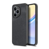 Gigapack Honor 400 Pro szilikon telefonvédő (ütésállóság, bőr hatású hátlap, kameravédő) fekete