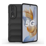 Gigapack Honor 90 5G szilikon telefonvédő (közepesen ütésálló, kamera védelem, 3d minta) fekete