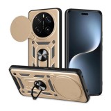 Gigapack Honor Magic 7 Pro defender szilikon telefonvédő (ütésállóság, tartógyűrű, kameravédő) arany