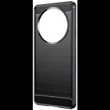 Gigapack Honor Magic5 Lite 5G szálcsiszolt mintás tok fekete (GP-138379) (GP-138379)