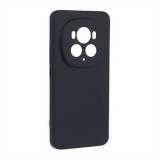 Gigapack Honor Magic6 Pro 5G szilikon telefonvédő (matt, mikrofiber plüss karcolásmentesítő belső, prémium) fekete