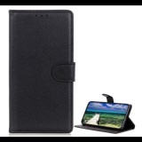Gigapack Honor X6b bőr hatású prémium fliptok fekete (GP-160999) (GP-160999)