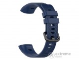Gigapack Huawei Band 4 Pro pótszíj, szilikon, állítható, sötétkék