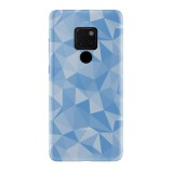Gigapack Huawei Mate 20 szilikon telefonvédő (3D, gyémánt minta, világoskék)