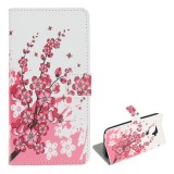 Gigapack Huawei Mate 30 Lite (Nova 5i Pro) tok álló (Flip, oldalra nyíló, virág minta) fehér