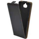 Gigapack Huawei P8 Lite bőr hatású tok fekete (GP-55530) (GP-55530) - Telefontok