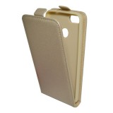 Gigapack Huawei P9 Lite Mini tok álló (Flip, lefelé nyíló, szilikon tartó) arany