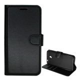 Gigapack Huawei Y6 II Compact tok álló (Flip, oldalra nyíló, prémium) fekete