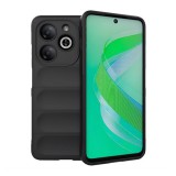 Gigapack Infinix Smart 8 (X6525) szilikon telefonvédő (ütésállóság, kameravédő, 3d) fekete