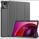Gigapack Lenovo Tab M11 (TB330) bőr hatású fliptok sötétszürke (GP-155066) (GP-155066)
